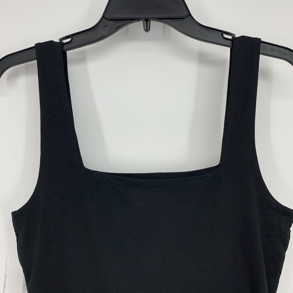 Old Navy Bodysuit Black Square Neck Sleeveless Tank NWT - Picture 9 of 11